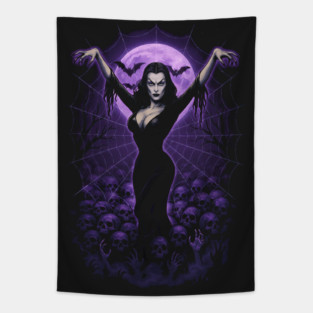 Queen of the Web – Gothic Vampire Mistress of the Night Tapestry
