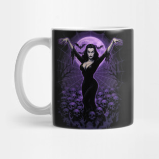 Queen of the Web – Gothic Vampire Mistress of the Night Mug