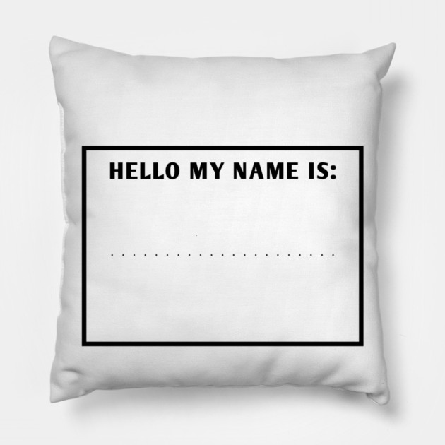 Hello my name is Pillow by BlackMeme94