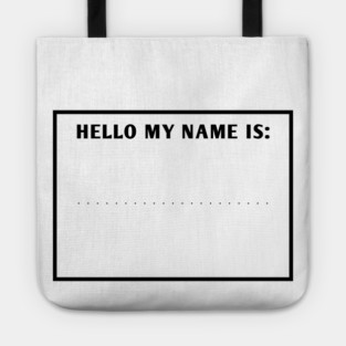 Hello my name is Tote