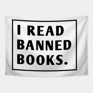 I Read Banned Books Tapestry