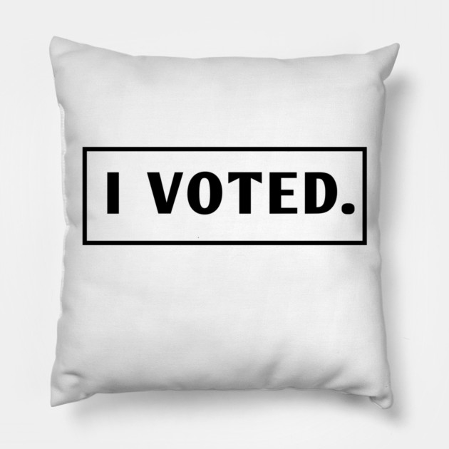 I Voted Pillow by BlackMeme94