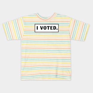 I Voted Kids T-Shirt
