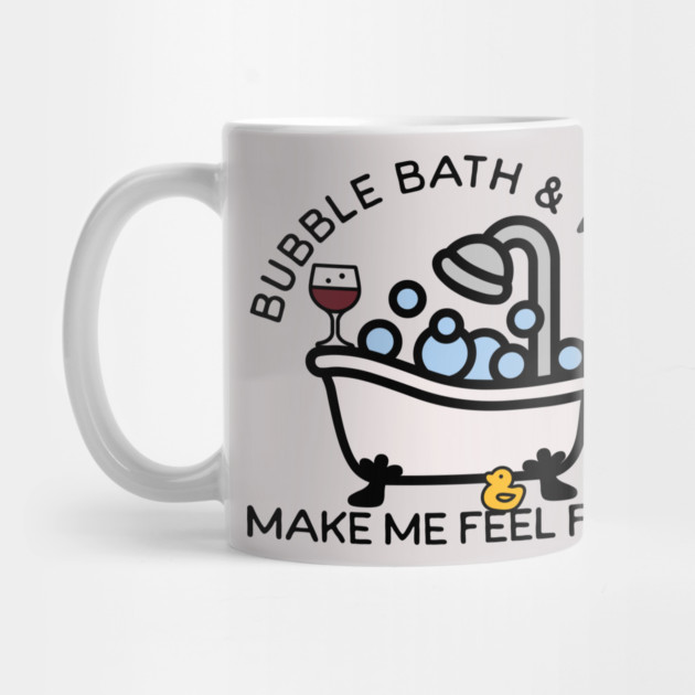 Bubble Bath and Wine by HolidayBug