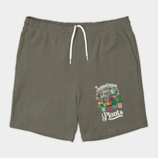 Sometimes I Wet My Plants T-Shirt - Funny Gardening Gift Shorts