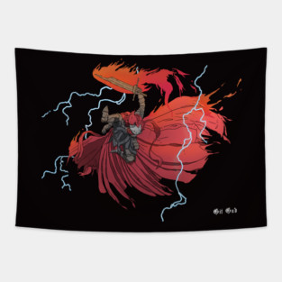 Slave Knight Gael Unofficial Design (Dark Souls) Tapestry
