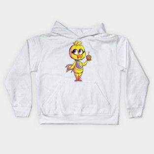 Fnaf 1 Chica Kids Hoodie