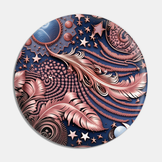 Other Worldly Designs- nebulas, stars, galaxies, planets with feathers Pin by BirdsnStuff