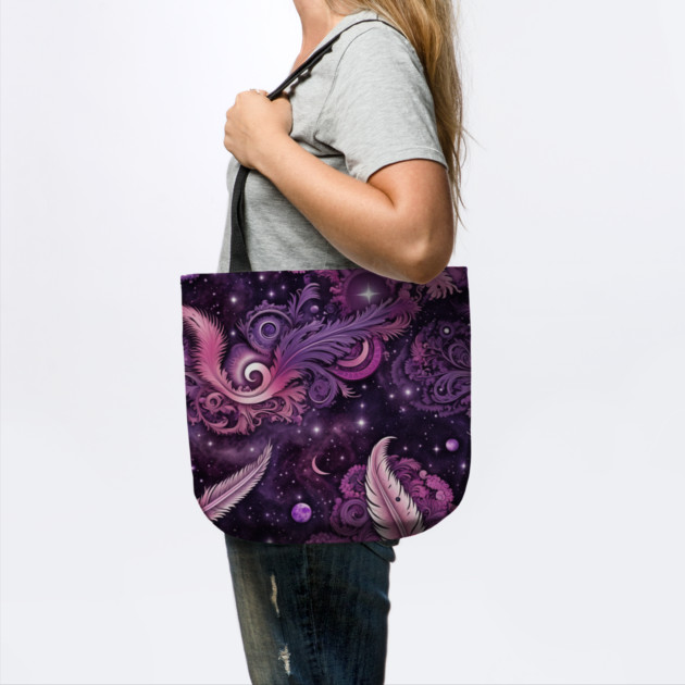 Other Worldly Designs- nebulas, stars, galaxies, planets with feathers by BirdsnStuff