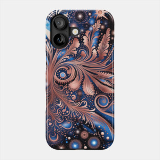Other Worldly Designs- nebulas, stars, galaxies, planets with feathers Phone Case