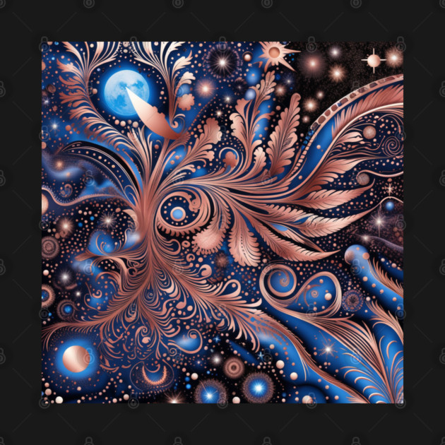 Other Worldly Designs- nebulas, stars, galaxies, planets with feathers by BirdsnStuff