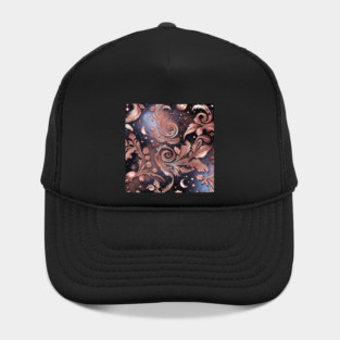 Other Worldly Designs- nebulas, stars, galaxies, planets with feathers Hat