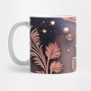 Other Worldly Designs- nebulas, stars, galaxies, planets with feathers Mug