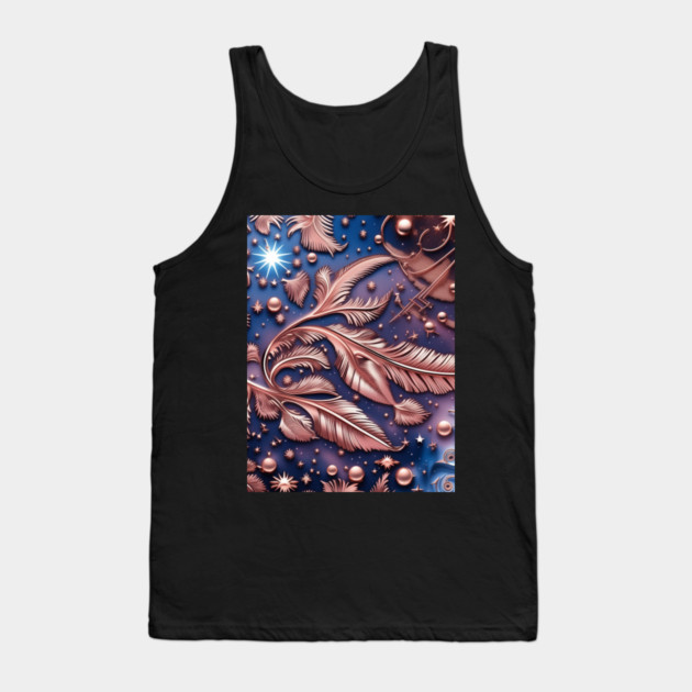 Other Worldly Designs- nebulas, stars, galaxies, planets with feathers Tank Top by BirdsnStuff