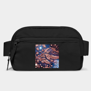 Other Worldly Designs- nebulas, stars, galaxies, planets with feathers Bag