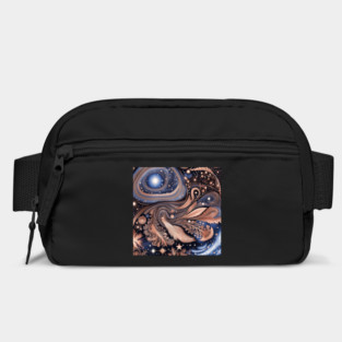 Other Worldly Designs- nebulas, stars, galaxies, planets with feathers Bag