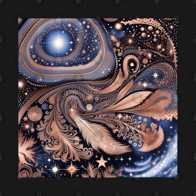 Other Worldly Designs- nebulas, stars, galaxies, planets with feathers by BirdsnStuff