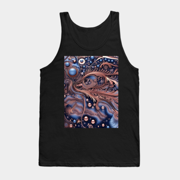Other Worldly Designs- nebulas, stars, galaxies, planets with feathers Tank Top by BirdsnStuff