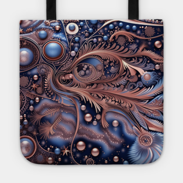 Other Worldly Designs- nebulas, stars, galaxies, planets with feathers Tote by BirdsnStuff