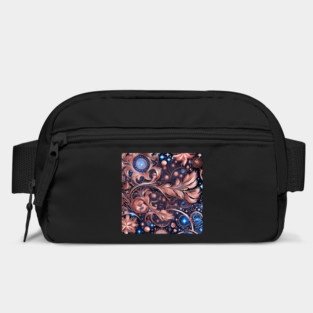 Other Worldly Designs- nebulas, stars, galaxies, planets with feathers Bag