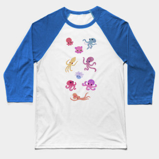 Octopus Baseball T-Shirt