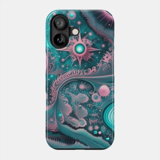 Other Worldly Designs- nebulas, stars, galaxies, planets with feathers Phone Case