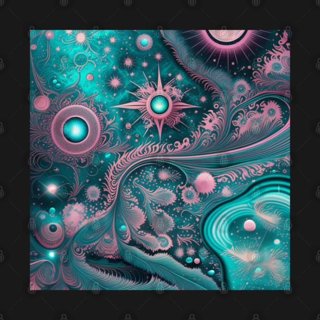 Other Worldly Designs- nebulas, stars, galaxies, planets with feathers by BirdsnStuff