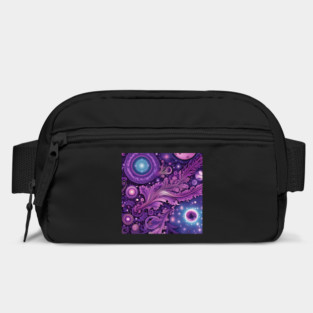 Other Worldly Designs- nebulas, stars, galaxies, planets with feathers Bag