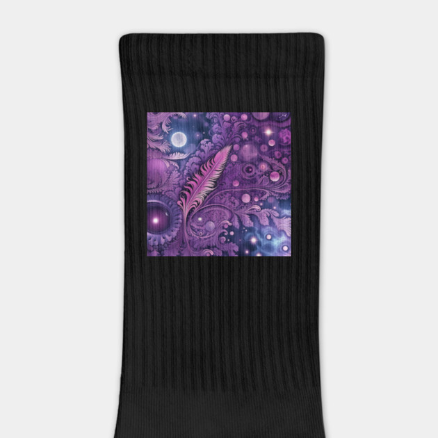 Other Worldly Designs- nebulas, stars, galaxies, planets with feathers by BirdsnStuff