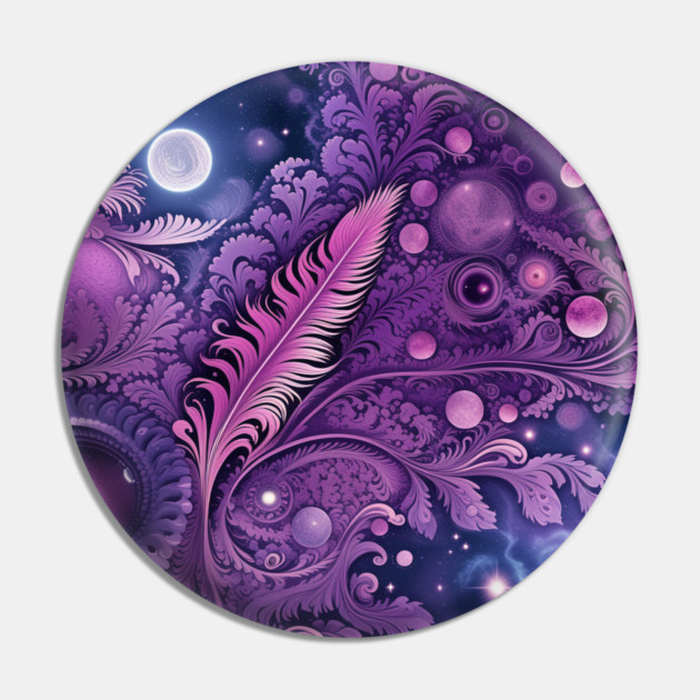 Other Worldly Designs- nebulas, stars, galaxies, planets with feathers Pin by BirdsnStuff