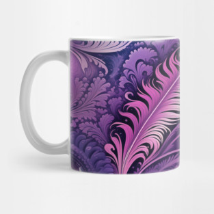 Other Worldly Designs- nebulas, stars, galaxies, planets with feathers Mug