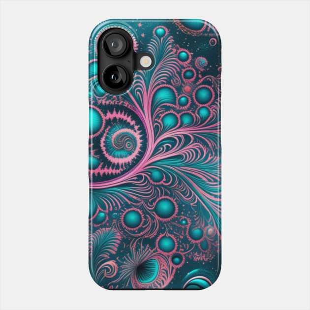 Other Worldly Designs- nebulas, stars, galaxies, planets with feathers Phone Case by BirdsnStuff