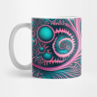 Other Worldly Designs- nebulas, stars, galaxies, planets with feathers Mug