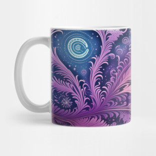Other Worldly Designs- nebulas, stars, galaxies, planets with feathers Mug
