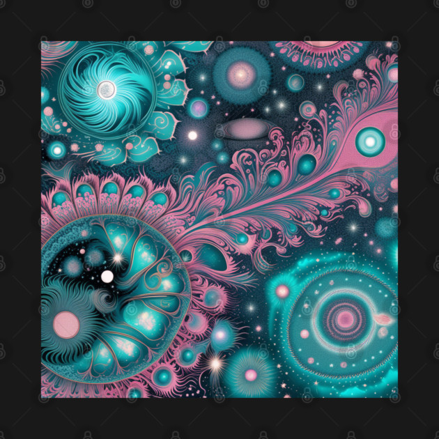 Other Worldly Designs- nebulas, stars, galaxies, planets with feathers by BirdsnStuff
