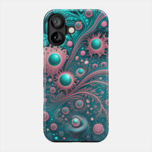 Other Worldly Designs- nebulas, stars, galaxies, planets with feathers Phone Case