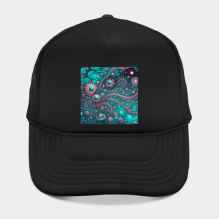 Other Worldly Designs- nebulas, stars, galaxies, planets with feathers Hat