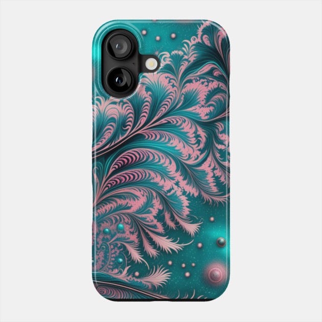 Other Worldly Designs- nebulas, stars, galaxies, planets with feathers Phone Case by BirdsnStuff