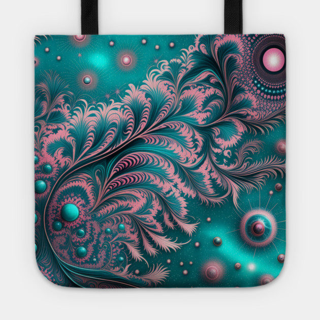 Other Worldly Designs- nebulas, stars, galaxies, planets with feathers Tote by BirdsnStuff