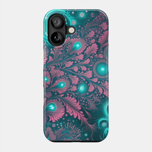 Other Worldly Designs- nebulas, stars, galaxies, planets with feathers Phone Case by BirdsnStuff
