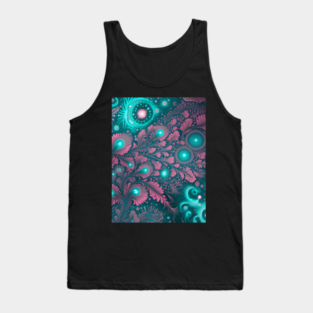 Other Worldly Designs- nebulas, stars, galaxies, planets with feathers Tank Top by BirdsnStuff