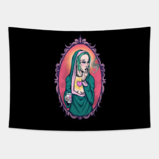 Modern Mary Tapestry