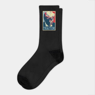 Trump Traitor Mugshot - by-CH3Media Socks