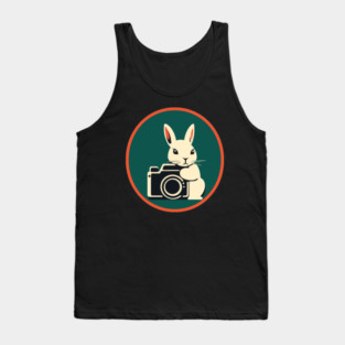 Bunny Photographer Tank Top