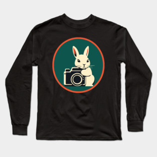 Bunny Photographer Long Sleeve T-Shirt