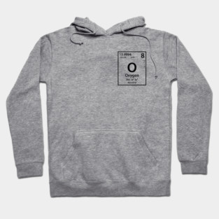 Oxygen Periodic Element Corner Logo Shirt Hoodie