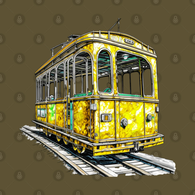 Yellow Cable Car by HolidayBug