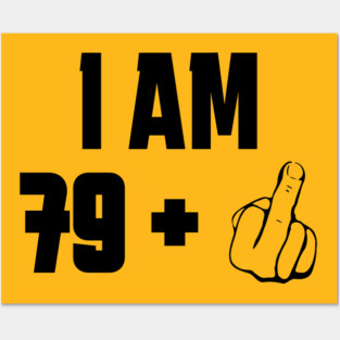 80th birthday Posters and Art