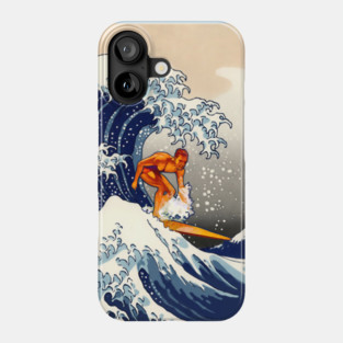 Great wave Surfer Phone Case