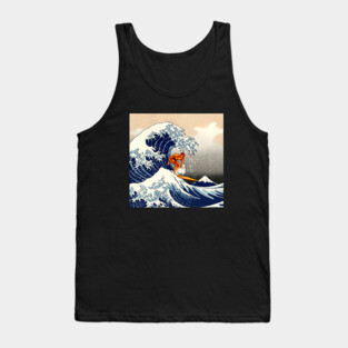 Great wave Surfer Tank Top